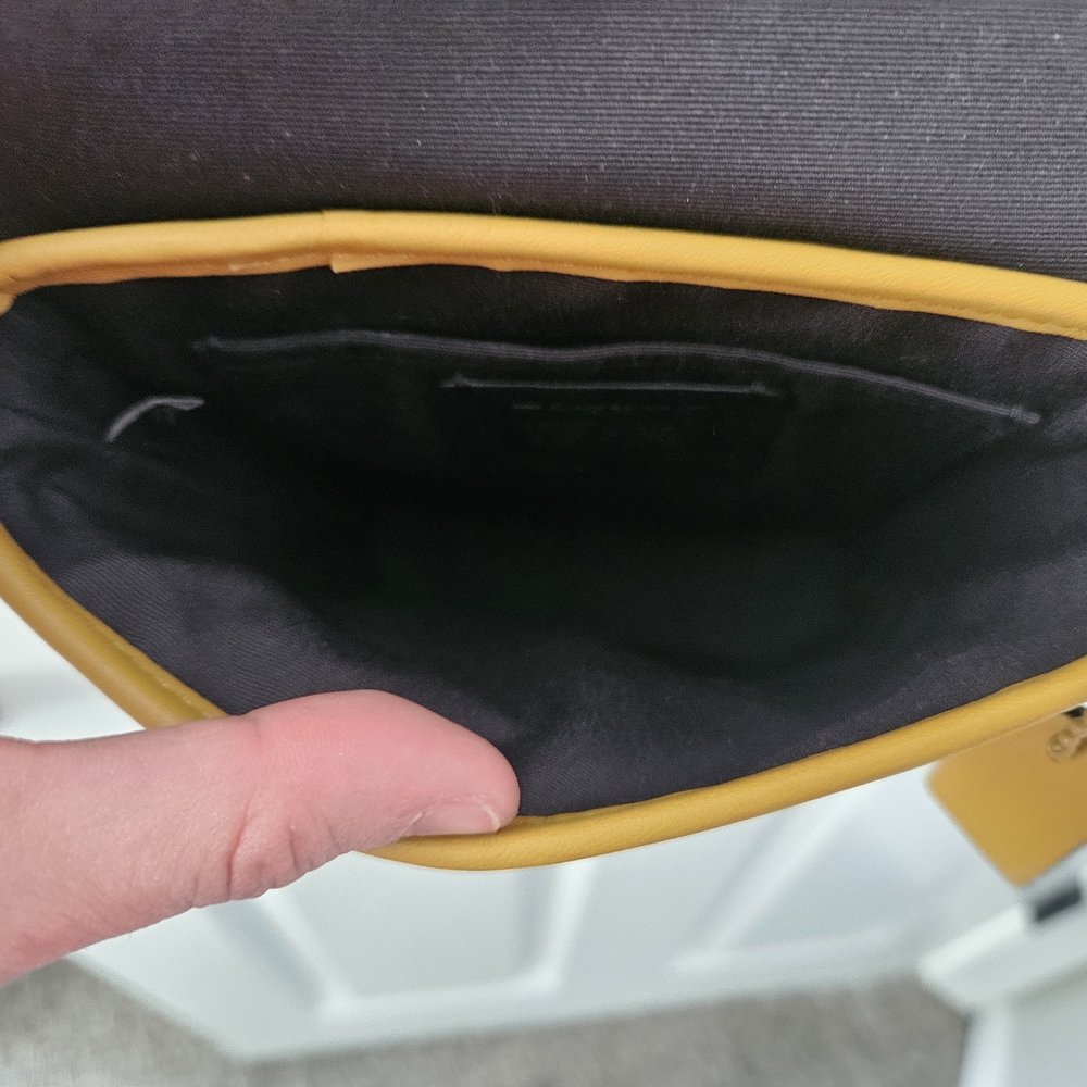 Coach Mustard Yellow Leather Crossbody Bag - Picture 6 of 6